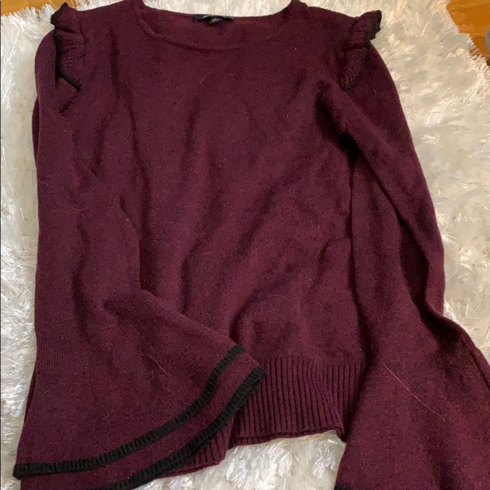 bell sleeve sweater